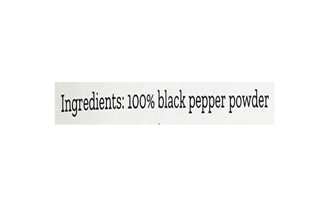 Conscious Food Black Pepper Powder Natural+Iron-Pounded   Pack  50 grams